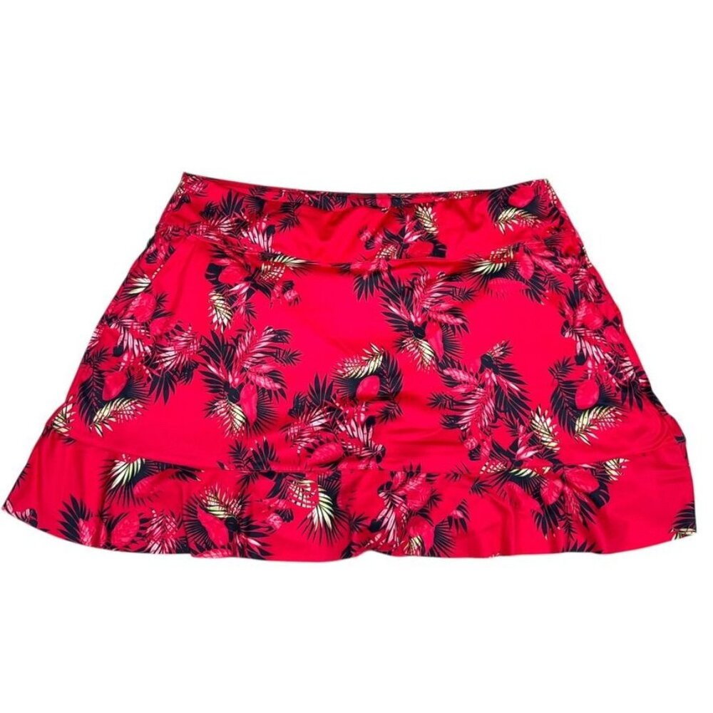 Greg Norman Tropical Print Skort Pink Size XL - Picture 7 of 7